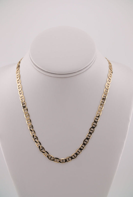 14k Flat Mariner "Gucci Link" Chain (20in 5.8mm)