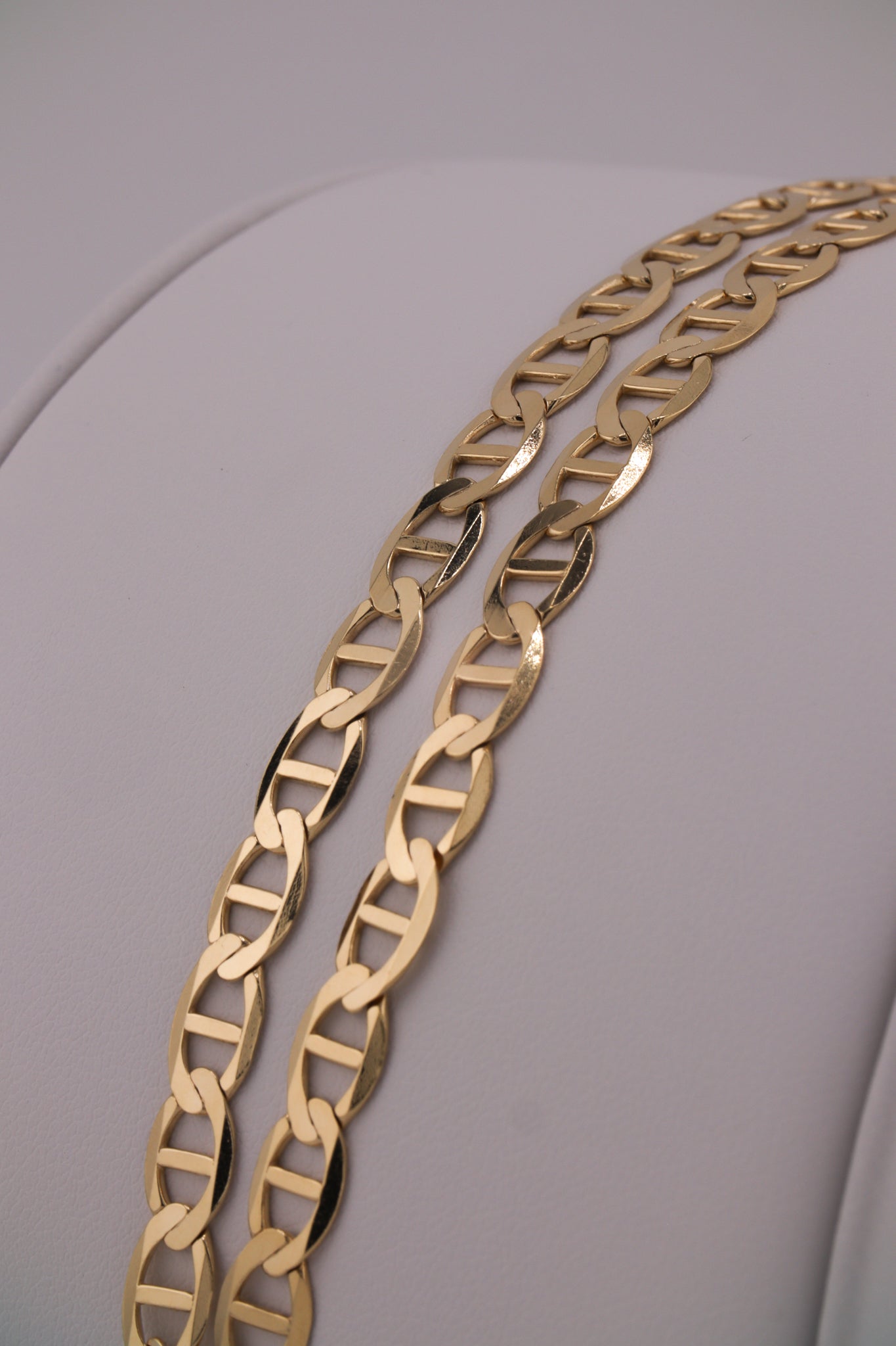 14k Flat Mariner "Gucci Link" Chain (20in 5.8mm)